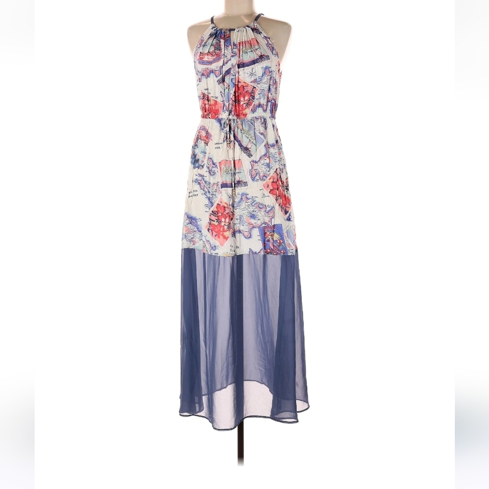 Peter Som Postcard Midi Dress Size Small